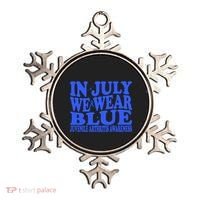In July We Wear Blue Juvenile Arthritis Awareness Groovy Meaningful Gift Ornament thumb 0