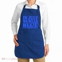In July We Wear Blue Juvenile Arthritis Awareness Groovy Meaningful Gift Apron thumb 2