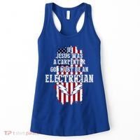If Jesus Was A Carpenter God Must Be An Electrician Women's Tank Top thumb 0