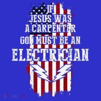 If Jesus Was A Carpenter God Must Be An Electrician Women's Tank Top thumb 5