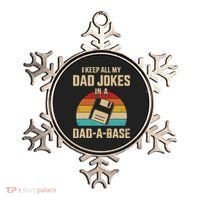 I Keep All My Dad Jokes In A Dad A Base Ornament thumb 0