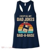 I Keep All My Dad Jokes In A Dad A Base Women's Tank Top thumb 0