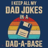 I Keep All My Dad Jokes In A Dad A Base Kids Sweatshirt thumb 2