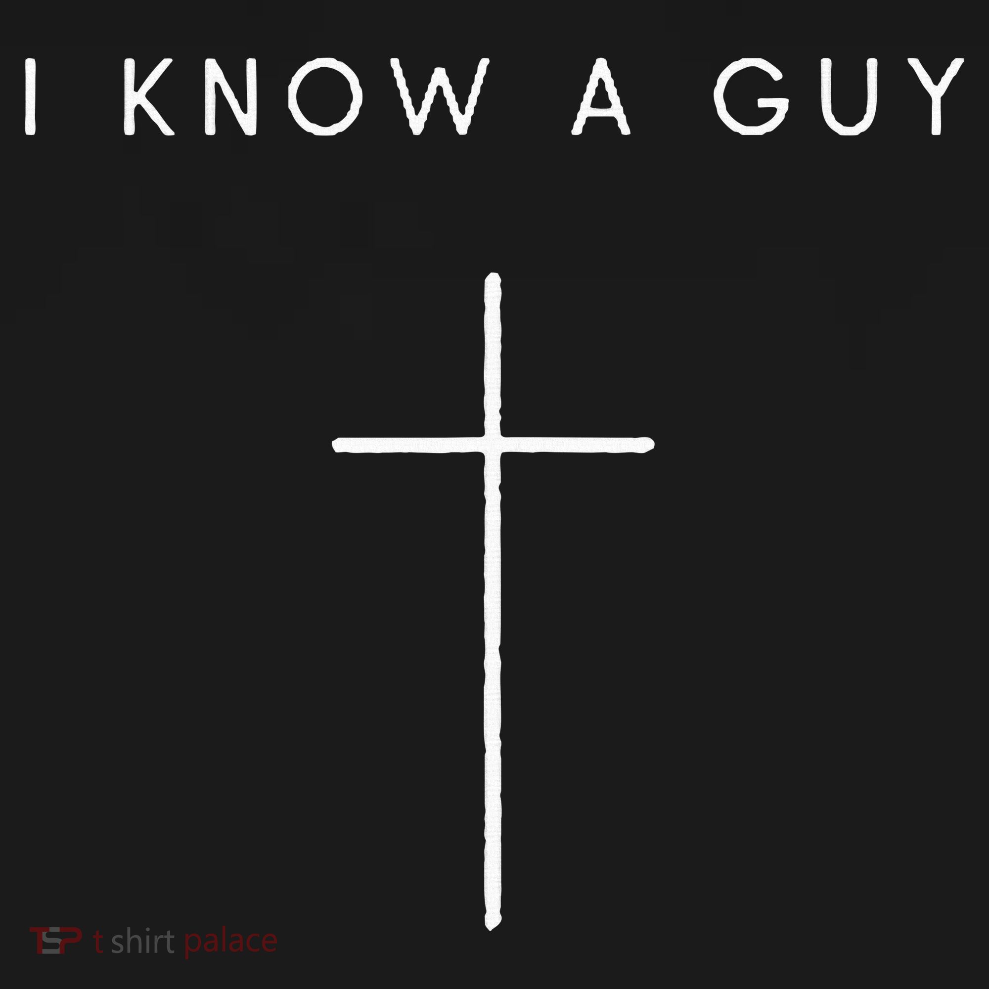 I Know A Guy Cross Minimalist Christian Religious Jesus Women's Hoodie