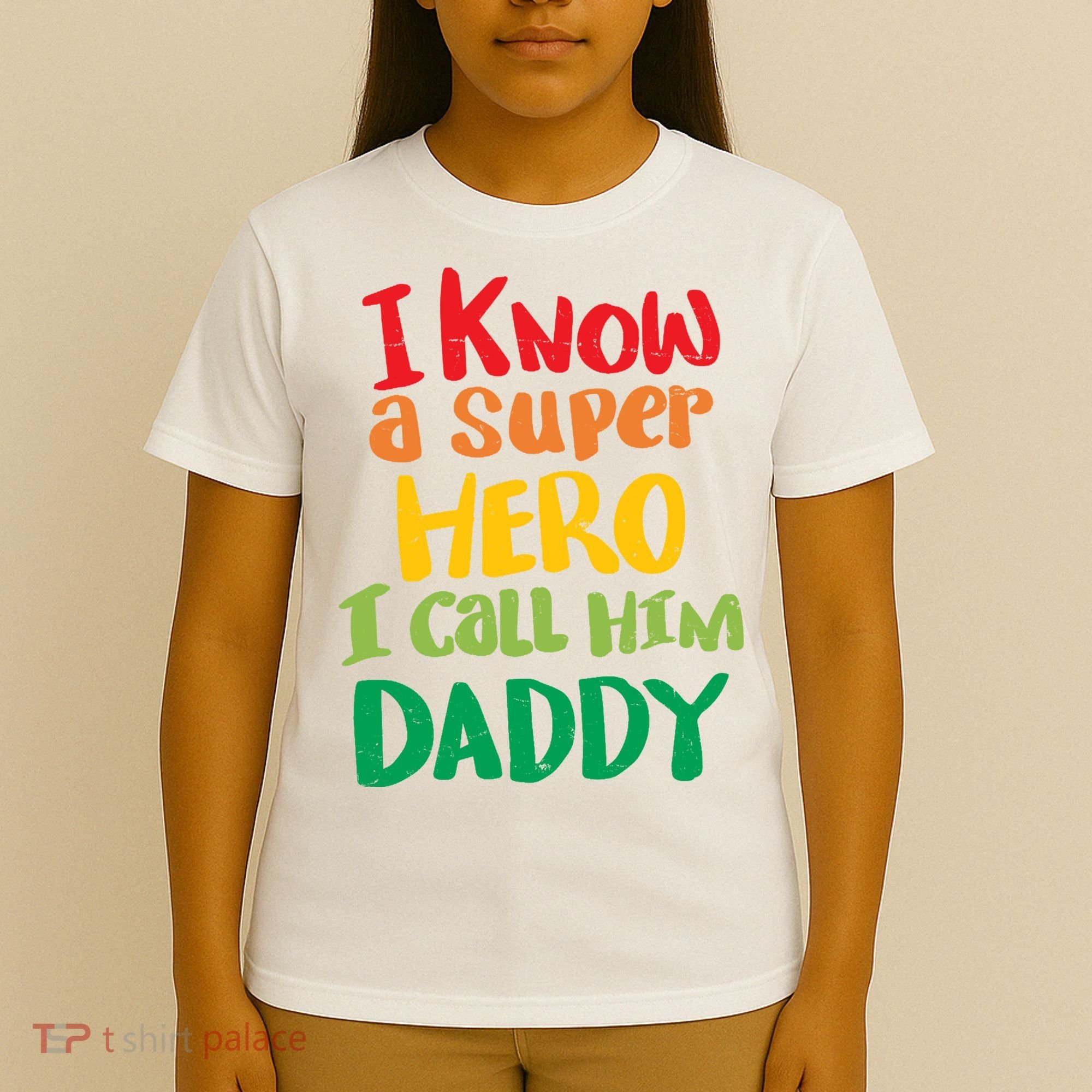 I Know A Super Hero I Call Him Daddy T-Shirt