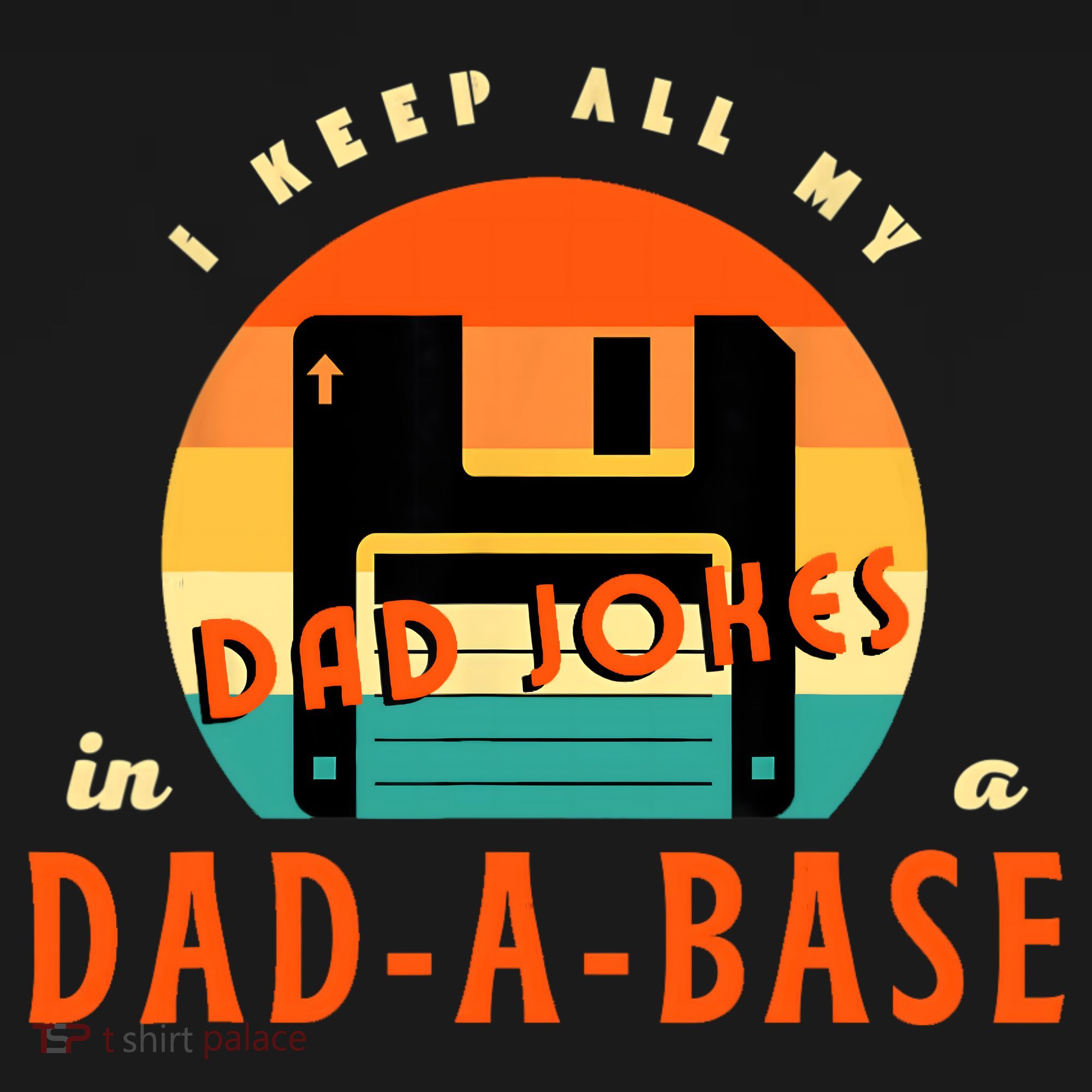 I Keep All My Dad Jokes In A DadABase Funny Retro Dad Joke Women's Hoodie