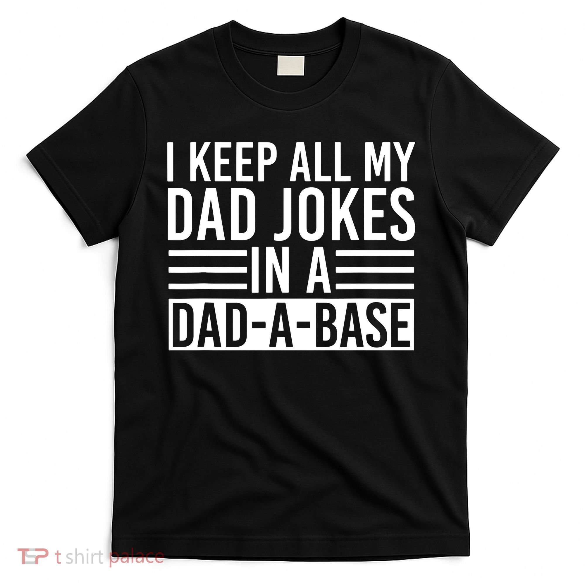 I Keep All My Dad Jokes In A Dad A Base Dad Jokes T-Shirt