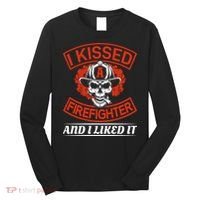 I Kissed A Firefighter And I Like It Long Sleeve Shirt thumb 0