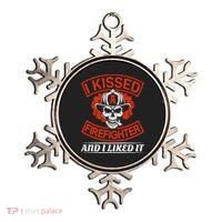 I Kissed A Firefighter And I Like It Ornament thumb 0