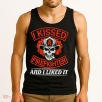 I Kissed A Firefighter And I Like It Tank Top thumb 3