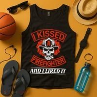 I Kissed A Firefighter And I Like It Tank Top thumb 4