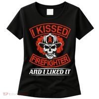 I Kissed A Firefighter And I Like It Women's T-Shirt thumb 0