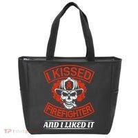 I Kissed A Firefighter And I Like It Tote Bag thumb 0