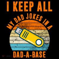 I Keep All My Dad Jokes In A Dad A Base Retro Sunset Coffee Mug thumb 5