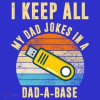 I Keep All My Dad Jokes In A Dad A Base Retro Sunset Women's Long Sleeve Shirt thumb 2