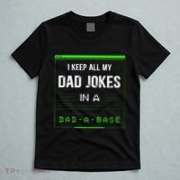 I Keep All My Dad Jokes In A Dad A Base Funny Father Saying T-Shirt thumb 5