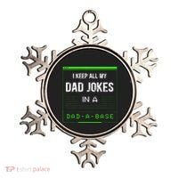I Keep All My Dad Jokes In A Dad A Base Funny Father Saying Ornament thumb 0