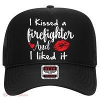 I Kissed A Firefighter And I Liked It Funny Fireman Gift Hat thumb 0