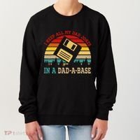 I Keep All My Dad Jokes In A Dad A Base Fathers Day Gift Women's Sweatshirt thumb 0