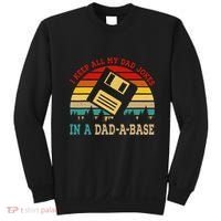 I Keep All My Dad Jokes In A Dad A Base Fathers Day Gift Sweatshirt thumb 0