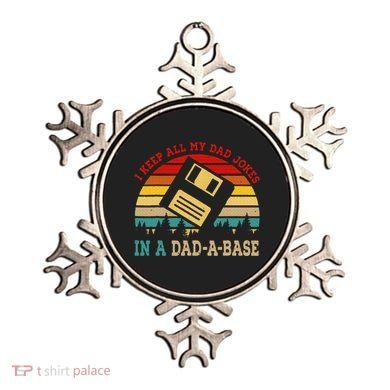 I Keep All My Dad Jokes In A Dad A Base Fathers Day Gift Ornament