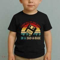 I Keep All My Dad Jokes In A Dad A Base Fathers Day Gift Toddler T-Shirt thumb 2