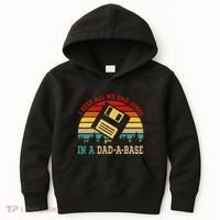 I Keep All My Dad Jokes In A Dad A Base Fathers Day Gift Kids Hoodie thumb 0