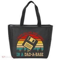 I Keep All My Dad Jokes In A Dad A Base Fathers Day Gift Tote Bag thumb 0