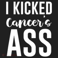 I Kicked Cancers Ass Women's Sweatshirt thumb 2