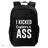 I Kicked Cancers Ass Backpack thumb 0