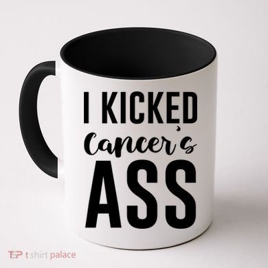 I Kicked Cancers Ass Coffee Mug