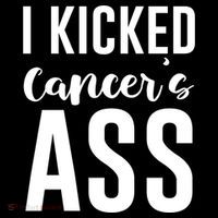 I Kicked Cancers Ass Women's Hoodie thumb 2