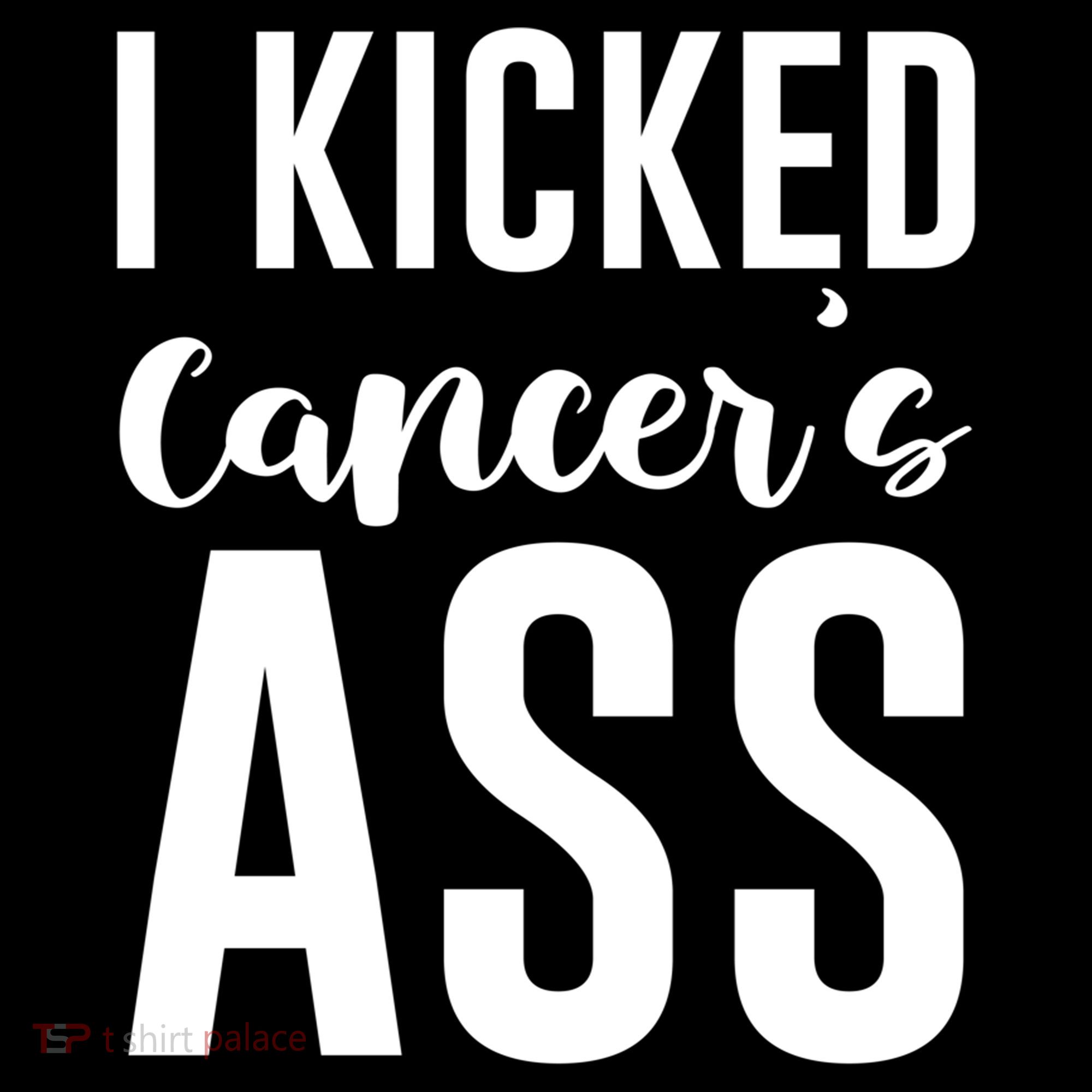 I Kicked Cancers Ass Women's Hoodie