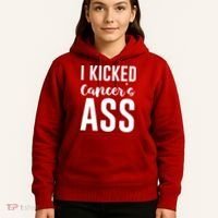 I Kicked Cancers Ass Hoodie thumb 5