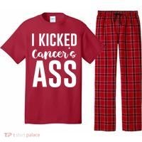 I Kicked Cancers Ass Pajama Set thumb 0
