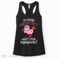 Im Kicking Cancers Butt Breast Cancer Awareness Supporter Women's Tank Top thumb 0