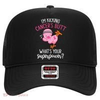 Im Kicking Cancers Butt Breast Cancer Awareness Supporter Hat thumb 0