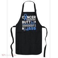 i kicked cancers butt Colon cancer awareness Apron thumb 0