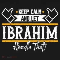 Ibrahim Keep Calm And Let Ibrahim Handle That Funny Gift Bucket Hat thumb 4