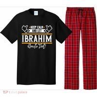 Ibrahim Keep Calm And Let Ibrahim Handle That Funny Gift Pajama Set thumb 0