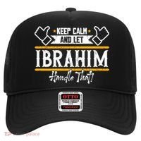 Ibrahim Keep Calm And Let Ibrahim Handle That Funny Gift Hat thumb 0
