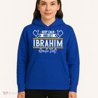 Ibrahim Keep Calm And Let Ibrahim Handle That Funny Gift Hoodie thumb 5