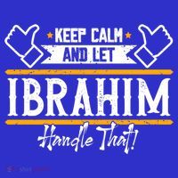 Ibrahim Keep Calm And Let Ibrahim Handle That Funny Gift Kids Hoodie thumb 5