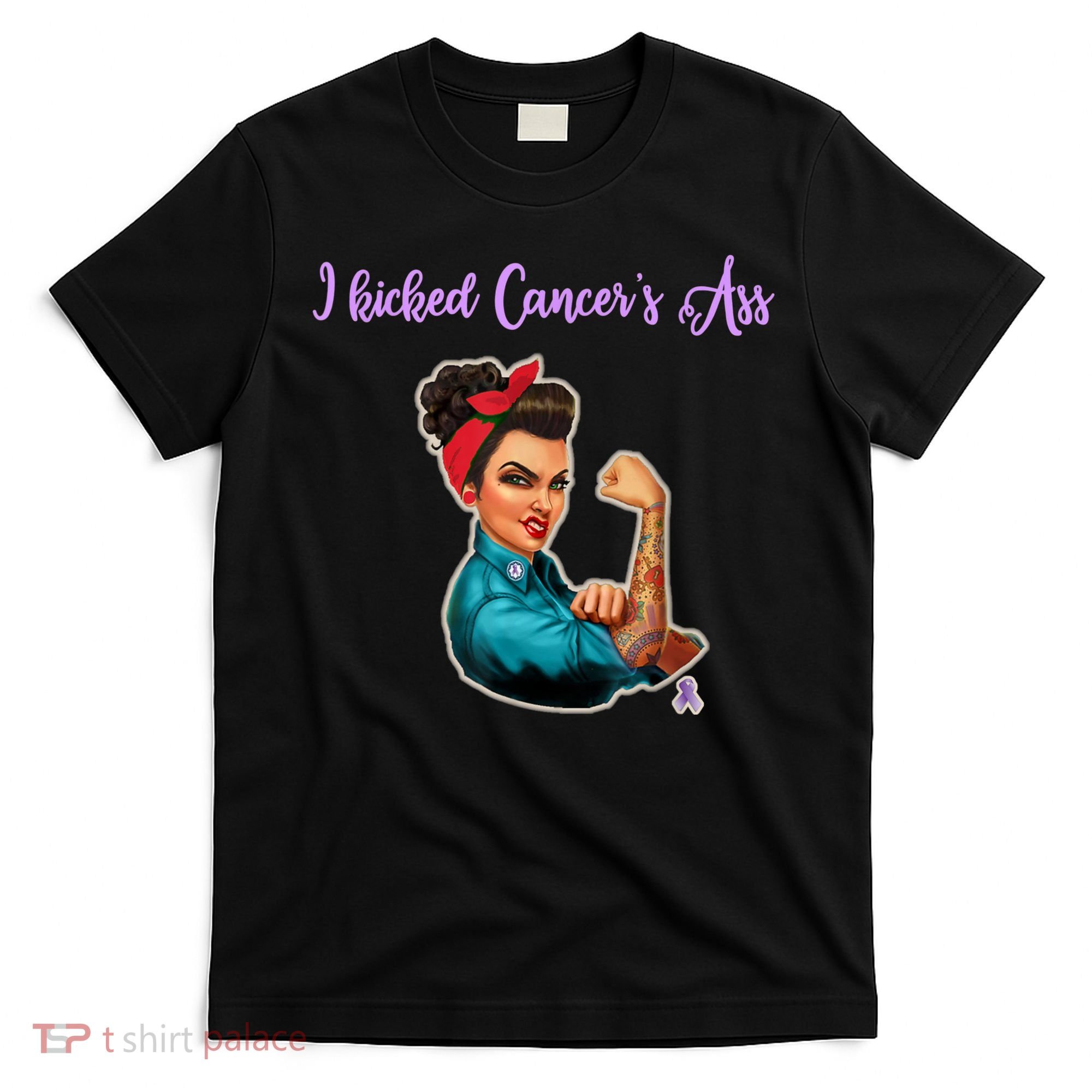 I Kicked Cancers Ass Cancer Survivors T-Shirt