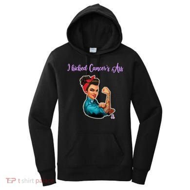 I Kicked Cancers Ass Cancer Survivors Women's Hoodie