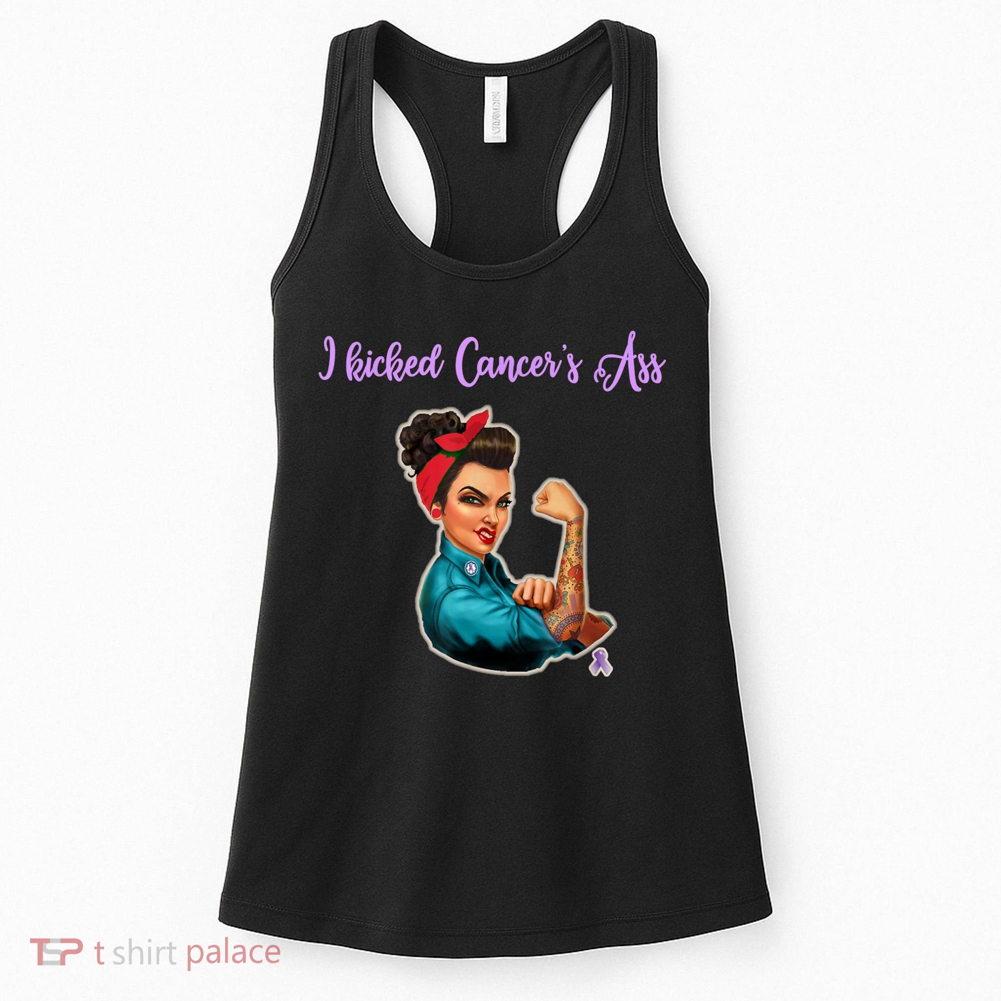 I Kicked Cancers Ass Cancer Survivors Women's Tank Top