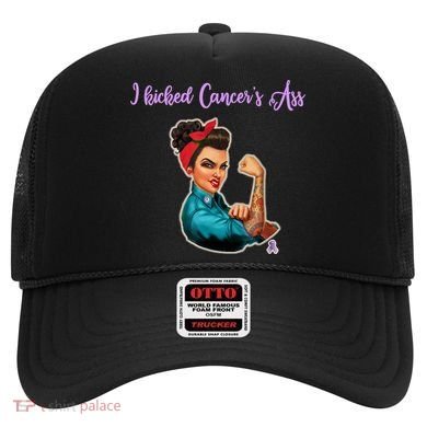 I Kicked Cancers Ass Cancer Survivors Hat