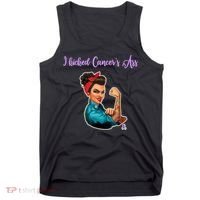 I Kicked Cancers Ass Cancer Survivors Tank Top thumb 0