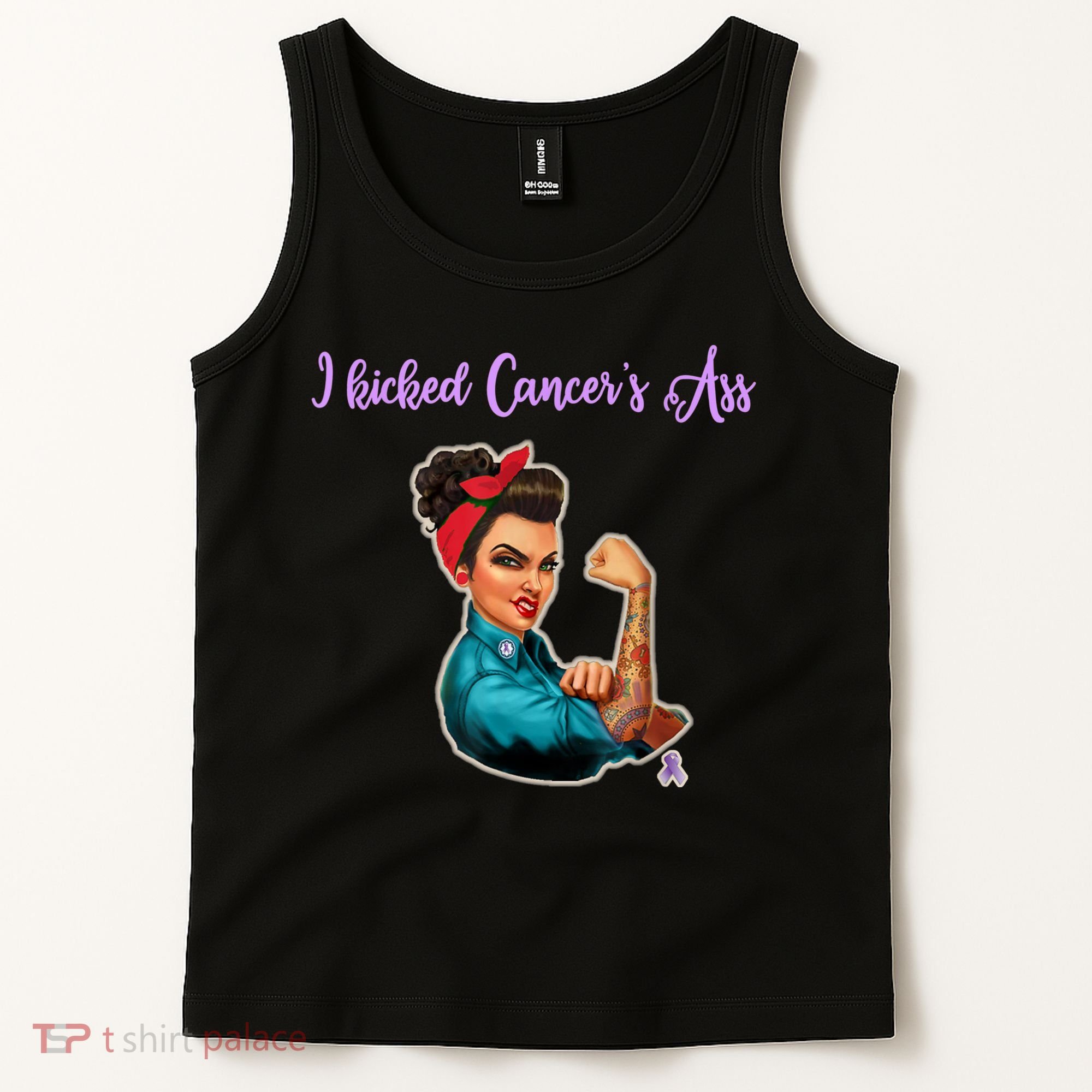 I Kicked Cancers Ass Cancer Survivors Tank Top