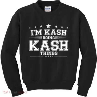 Im Kash Doing Kash Things Kids Sweatshirt